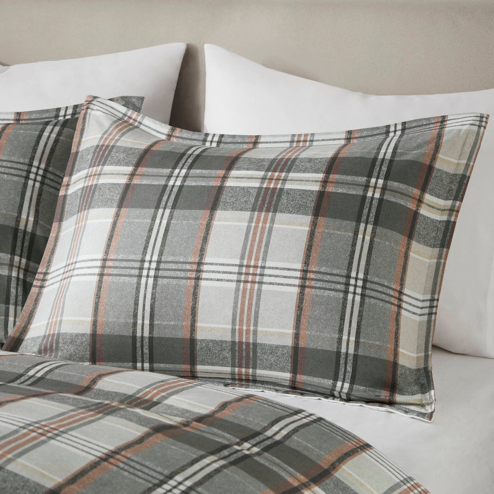 Plaid Duvet Cover Set Twin/Twin XL Media 12