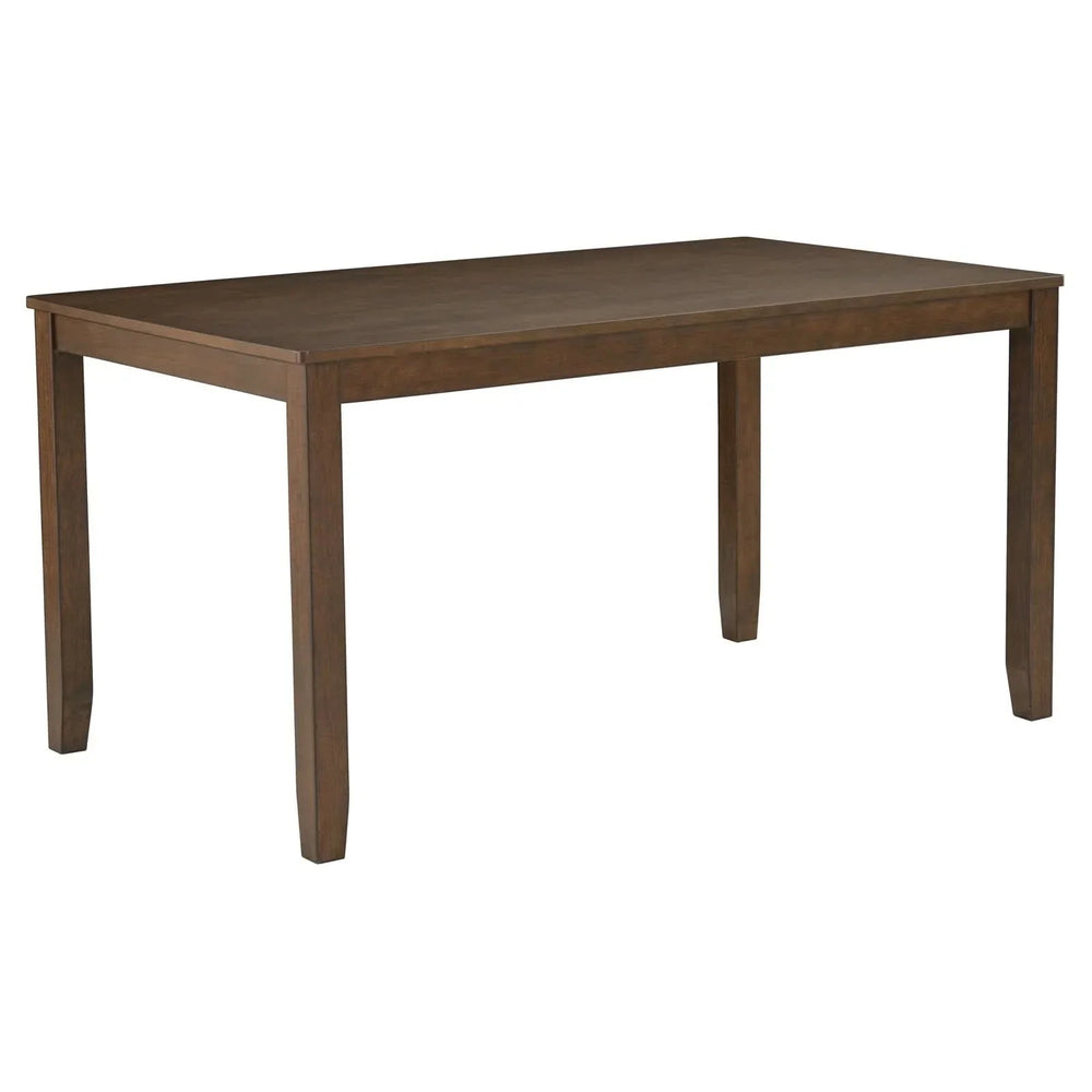 Dining Table Set Bent Wood & Rubber Wood 6 Person Farmhouse Dining Room Media 11