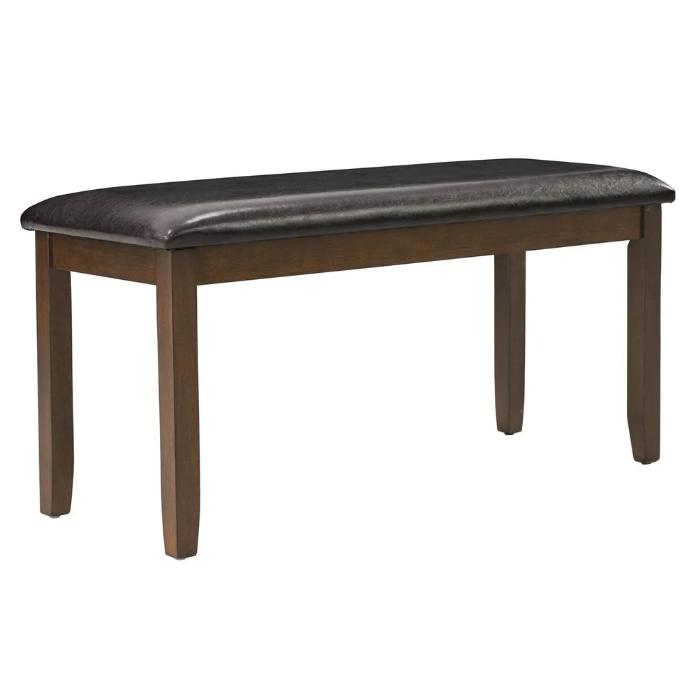 Dining Table Set Bent Wood & Rubber Wood 6 Person Farmhouse Dining Room Media 12