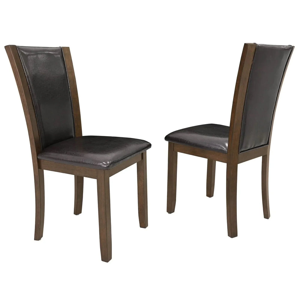 Dining Table Set Bent Wood & Rubber Wood 6 Person Farmhouse Dining Room Media 13
