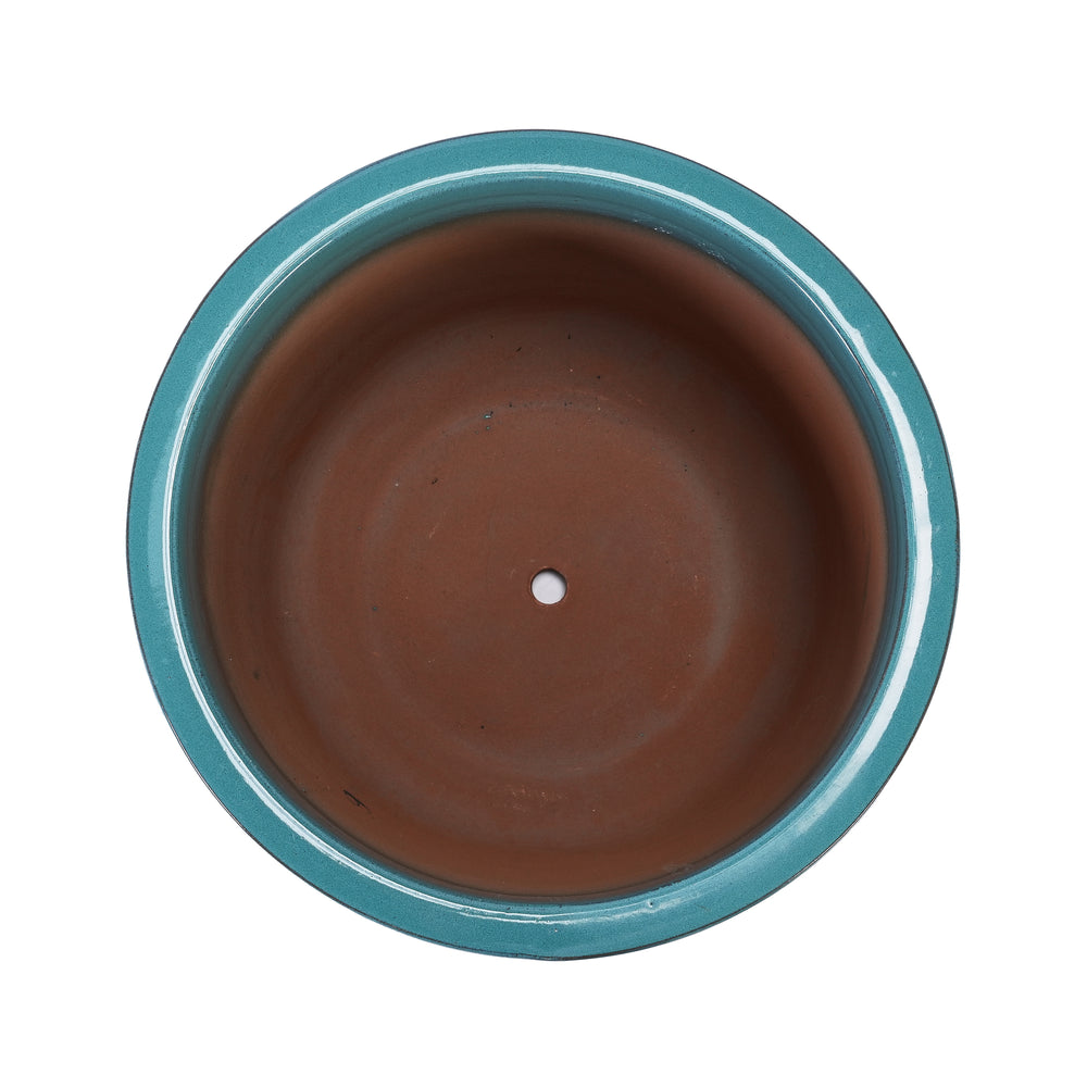 Ceramic Flowerpot, Modern Planter for Patio, Garden, Windowsill - Cyan Media 11