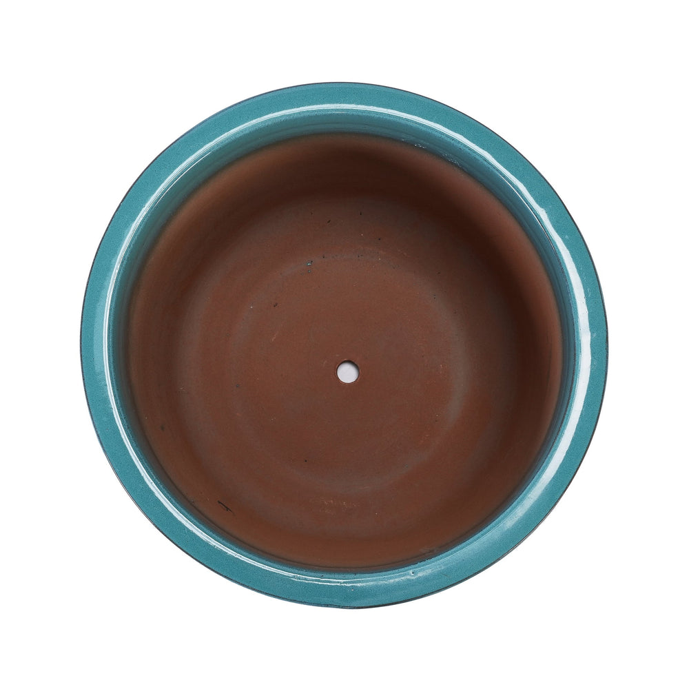 Ceramic Flowerpot, Modern Planter for Patio, Garden, Windowsill - Cyan Media 11