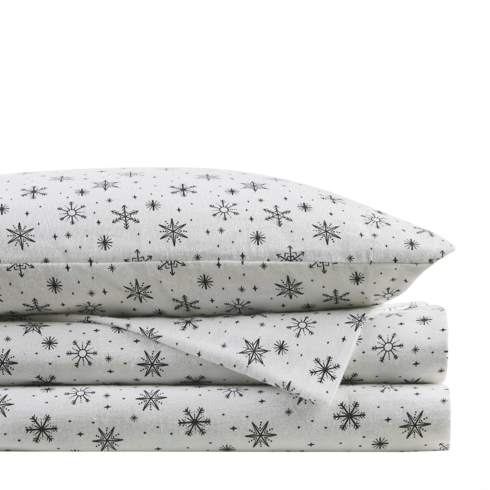 4 PCS Full Sheet Set Black Snowflakes Media 3