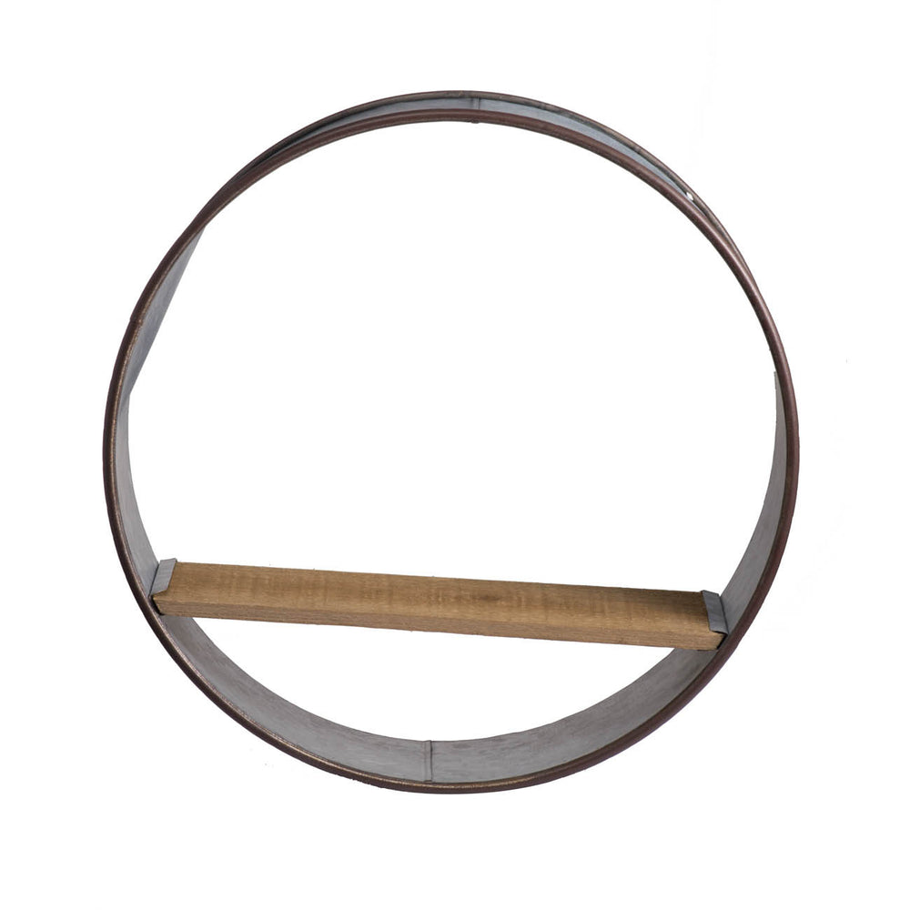 Farmhouse Round Metal Wall Planter, 5 Piece Media 8