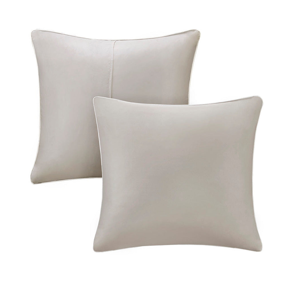 Embroidered 8 Piece Comforter Set Neutral King Media 14