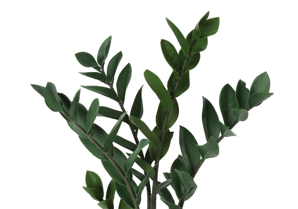 Artificial Plant, 29' Tall, Zz Tree, Indoor, Faux, Fake, Floor, Greenery, Potted, Real Touch, Decorative, Green Leaves, Black Pot Media 6