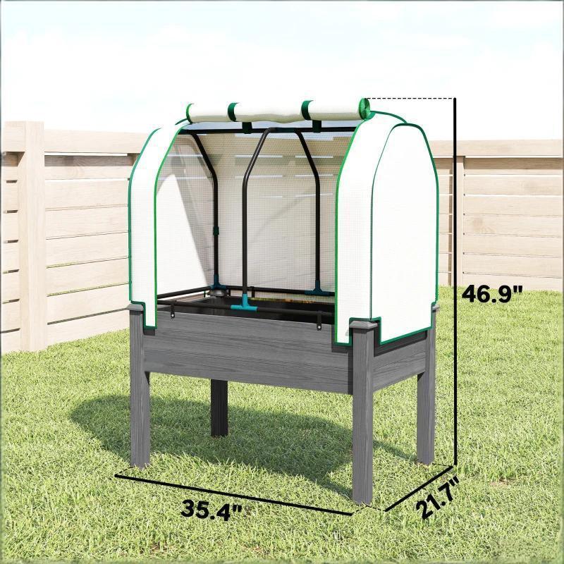 Planter Box,Practical Raised Garden Bed Media 2