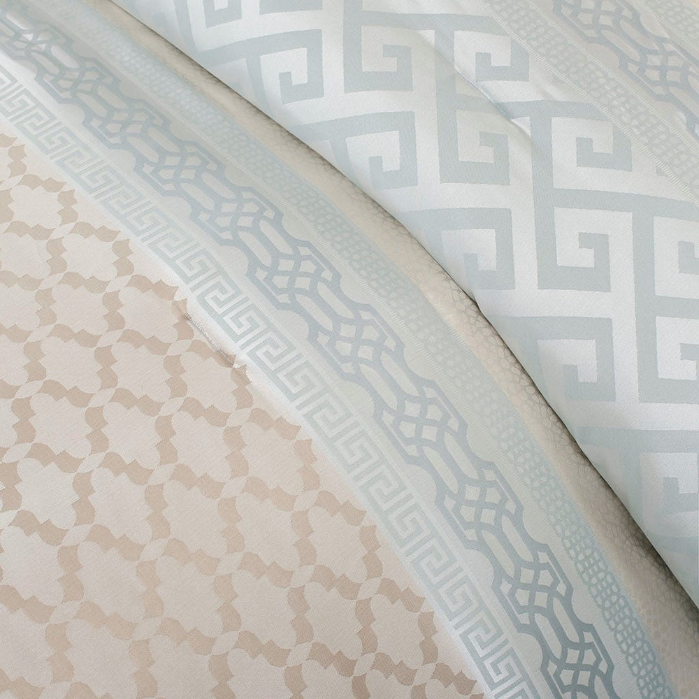 7 Piece Comforter Set Aqua Cal King Media 5