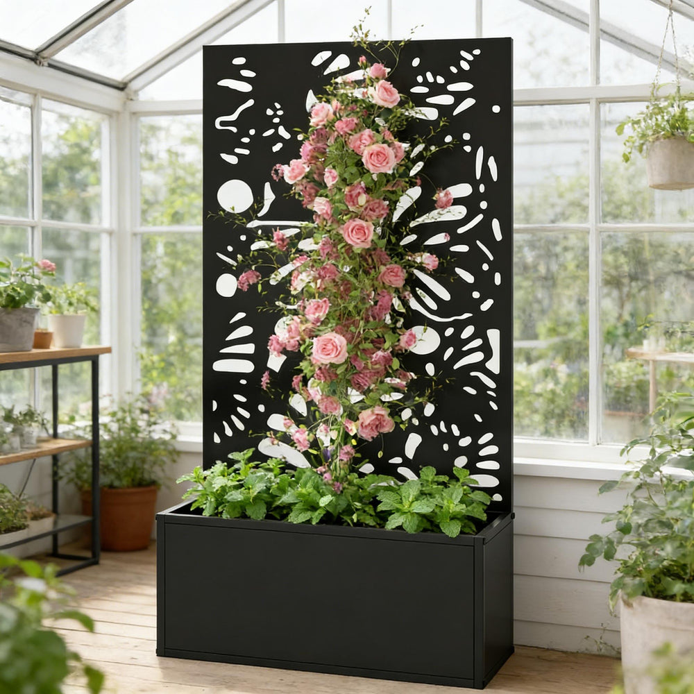 Stylish Plant Bed,Freestanding or Wall Mounted Plant Bed Media 6
