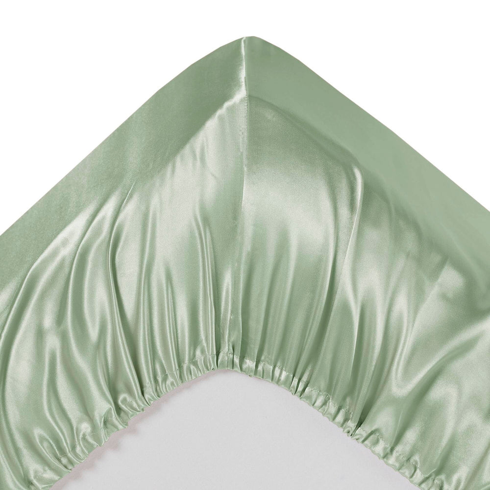 4 PCS Twin Luxury Sheet Set Sage Media 11