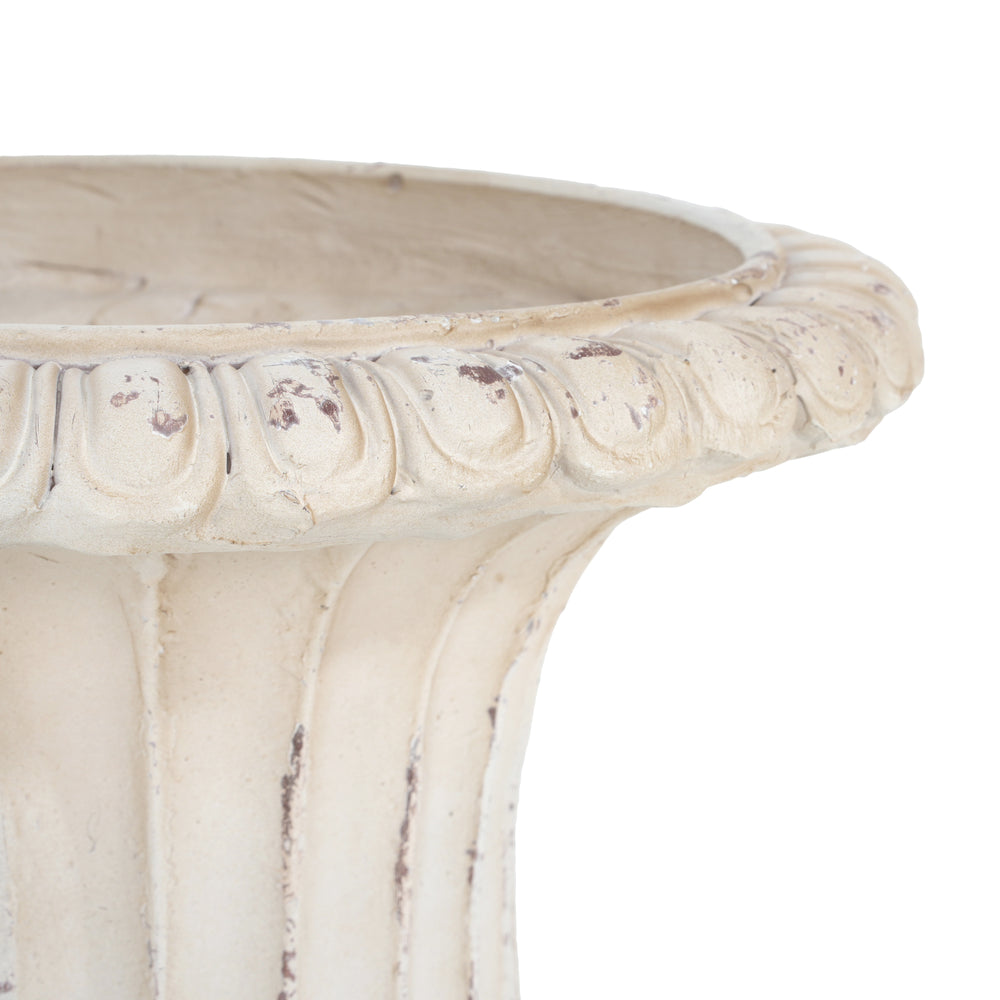 MGO Garden Urn, Antique White, 19.25'' H Media 7