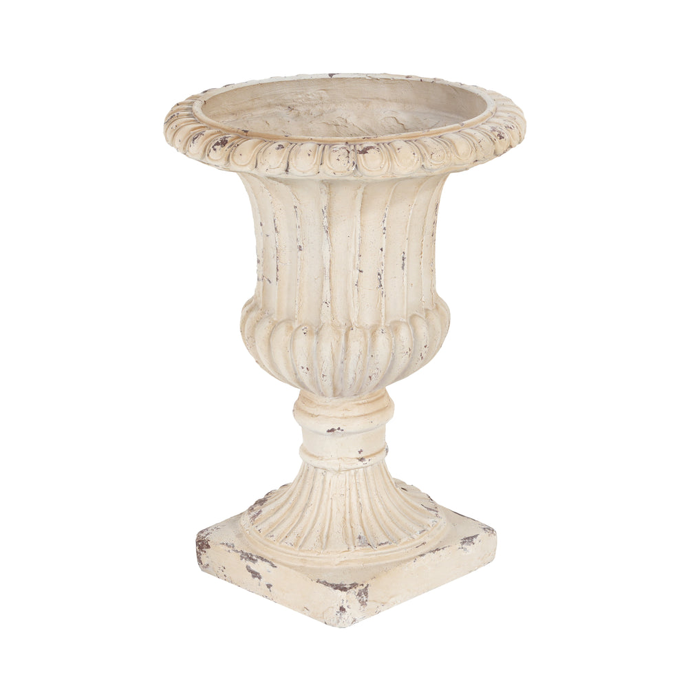 MGO Garden Urn, Antique White, 19.25'' H Media 5