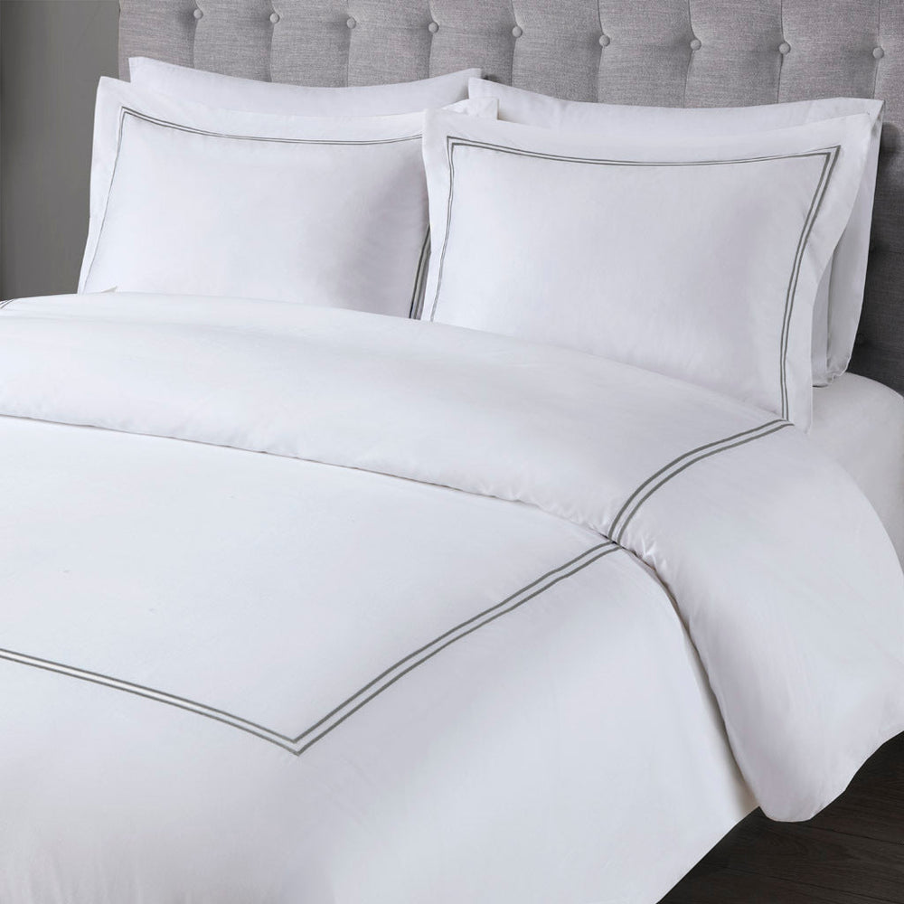 King/Cal King 100% Cotton Sateen Embroidered Comforter Set Media 14