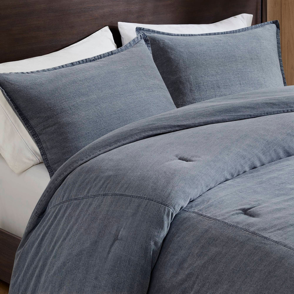 3PCS King/Cal King Twill Washed Comforter Set Media 18