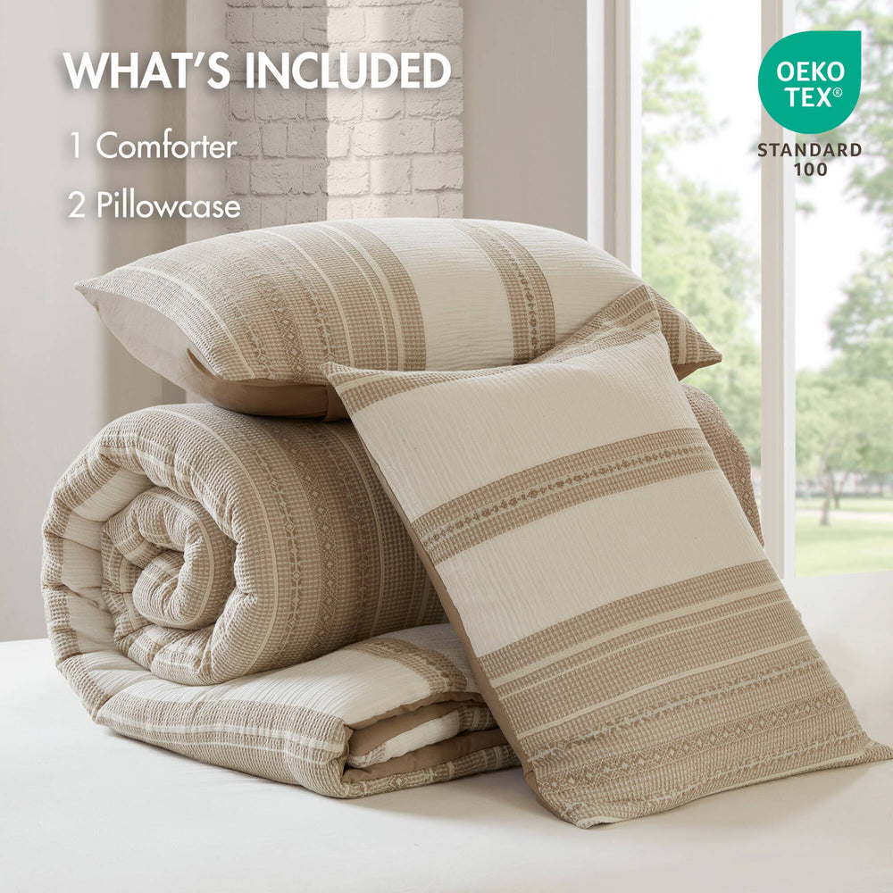 3PCS Full/Queen Comforter 3 PCS Set Media 2