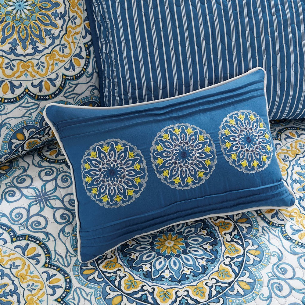 6 Piece Reversible Daybed Cover Set Blue Daybed Media 3