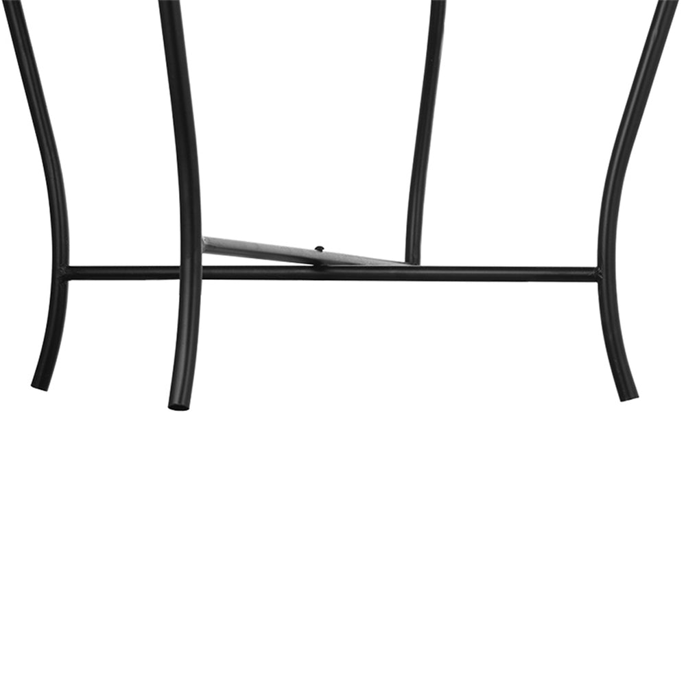 Set of 2 Metal Planter With Iron Legs Stand, L:27.2x19x32.3' S:23.5x16x26.5' Media 6