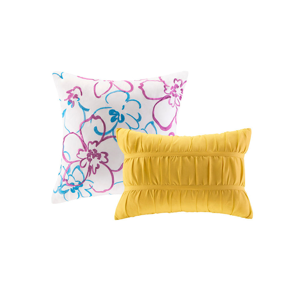 Twin/Twin XL Floral Comforter Set Media 10