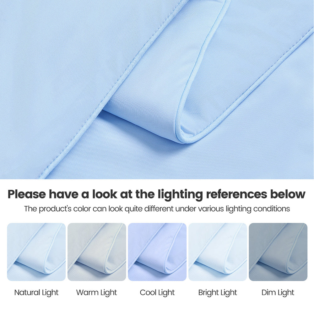 1-Piece 60x90' Cooling DA Comforter,Ice Blue Media 8