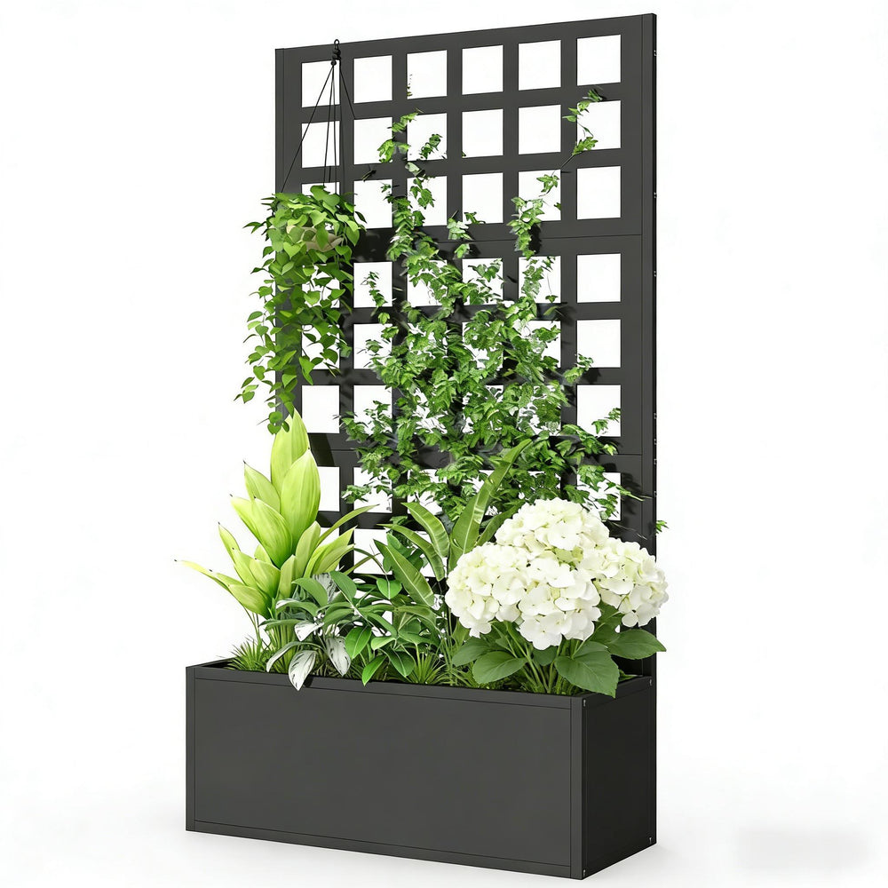Planter Box,Raised Garden Bed,Vegetable Box Media 2