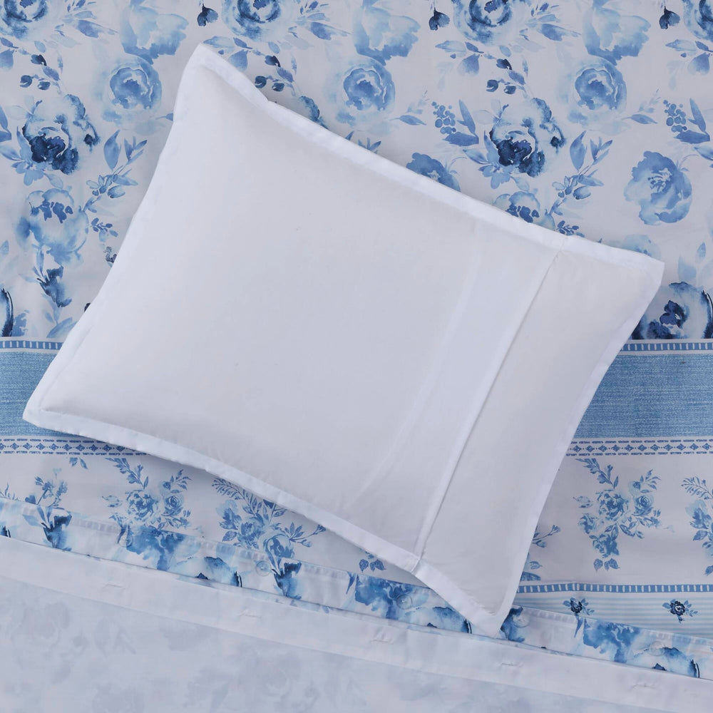 Floral Striped Duvet Cover Set Twin/Twin XL Media 4