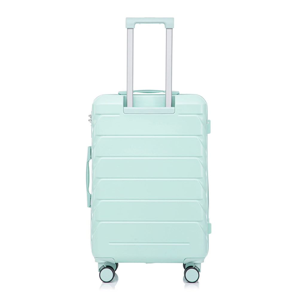 ABS Spinner Luggage Mint Green Durable 3 Piece Set & Combination Lock Media 25