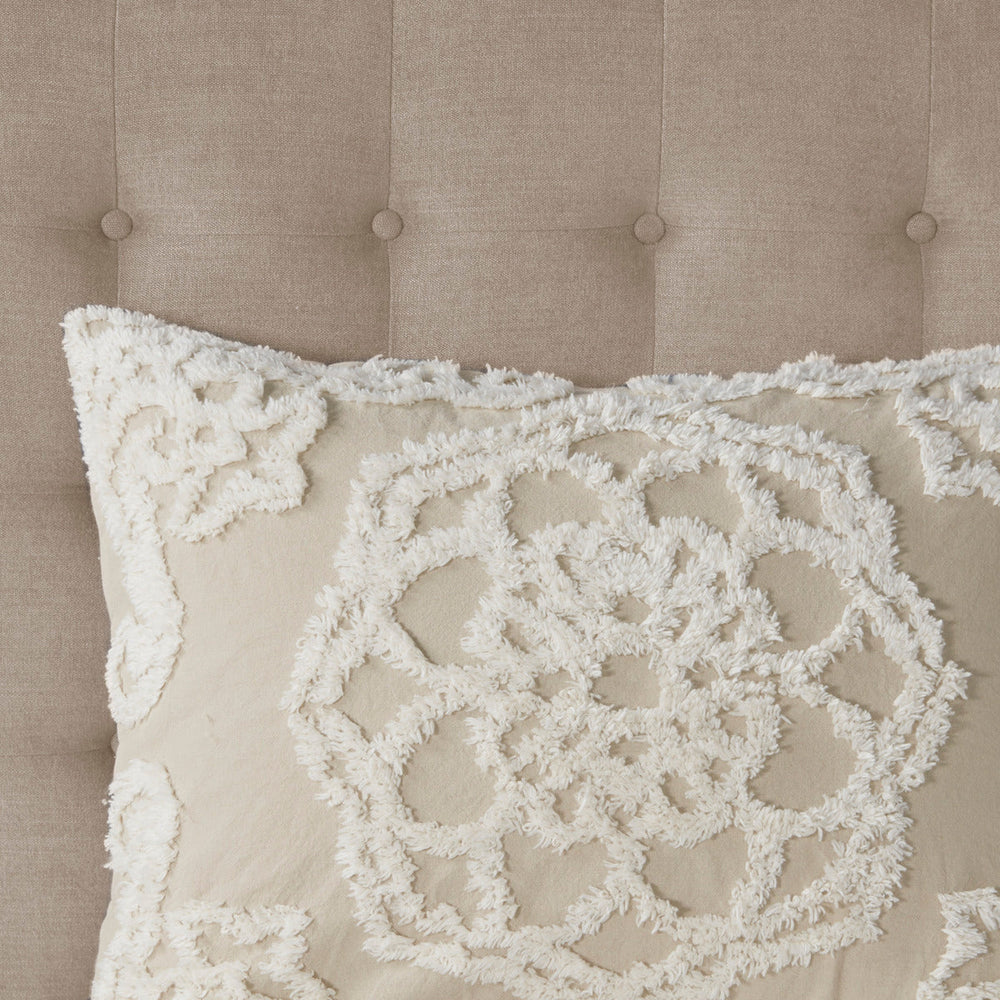 Full/Queen 3 piece Tufted Cotton duvet cover set Media 4