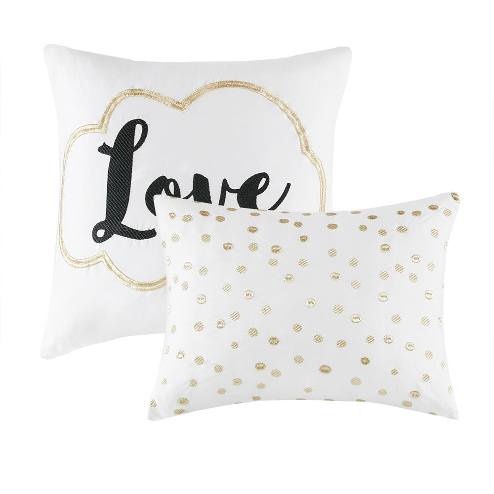 Full/Queen Metallic Printed Comforter Set Media 12