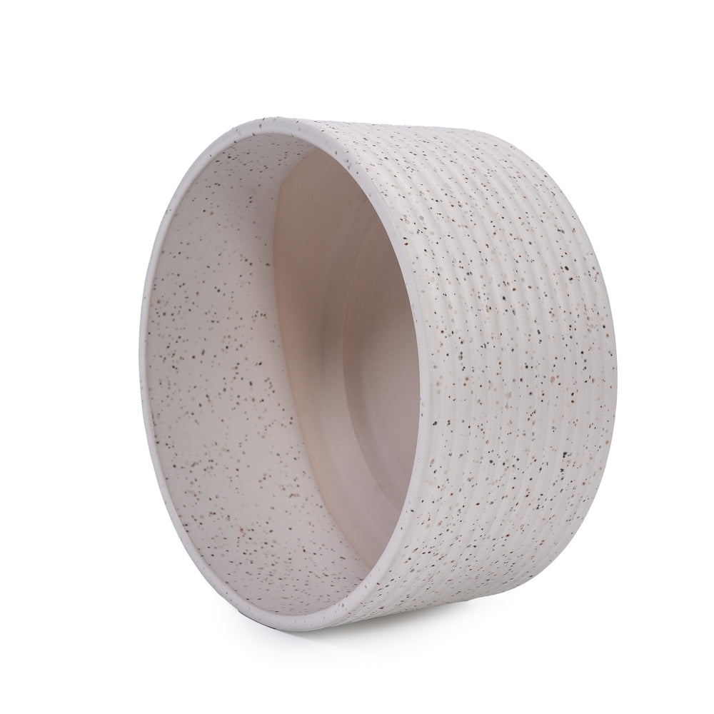 2 Pieces Ceramic Flowerpot, Modern Planter for Patio, Garden or Windowsills - Milk White Media 10