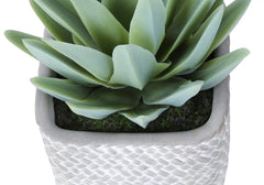 Artificial Plant, Set Of 2, 8' Tall, Succulent, Table, Grey Cement Pots, Contemporary, Modern perspective
