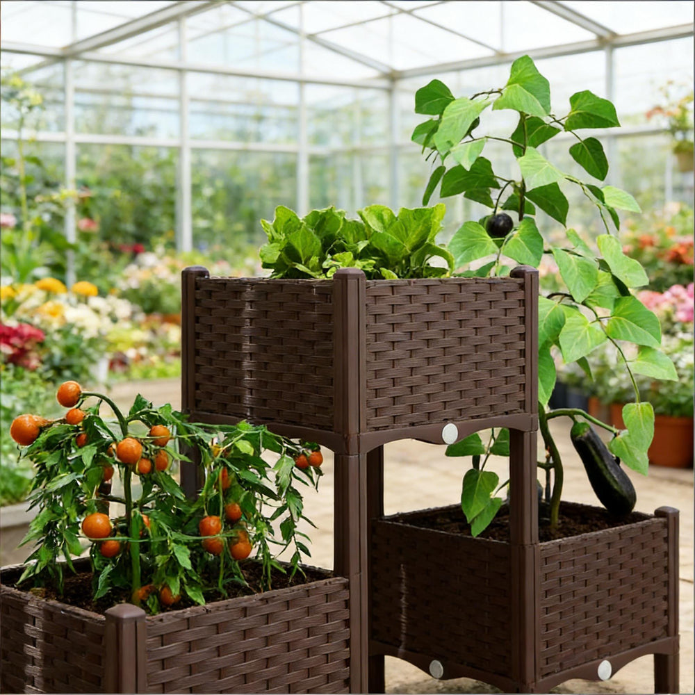 Elevated Planter Boxes,Raised Garden Bed Media 4