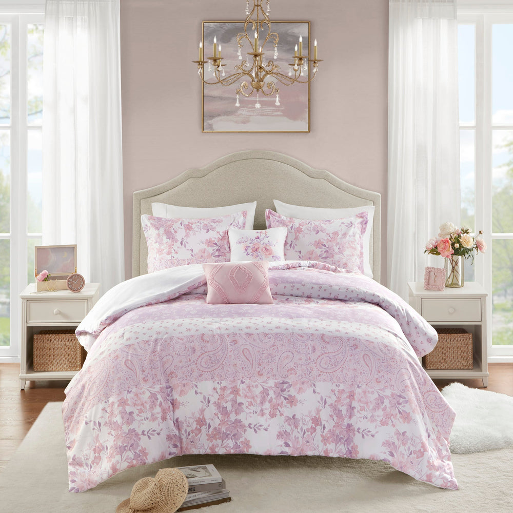 Floral Paisley Comforter Set Twin/Twin XL Media 7