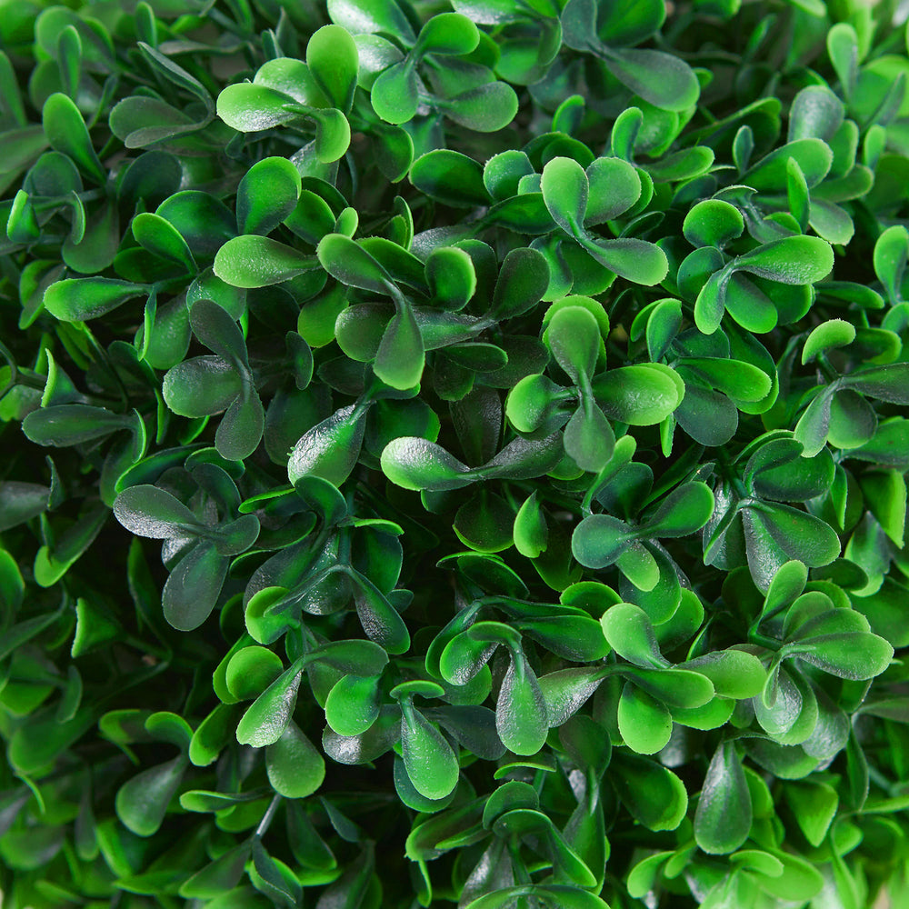 HOMCOM Artificial Plant for Home Decor Indoor & Outdoor Fake Plants Artificial Tree in Pot, 2 Ball Boxwood Topiary Tree for Home Office, Living Room Decor, Green Media 3