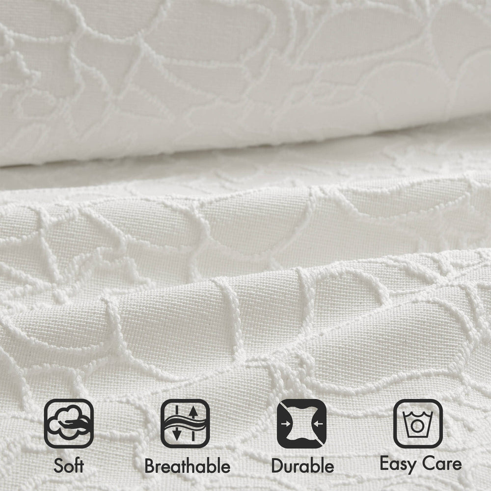 3PCS Queen Bedspread Set Media 9
