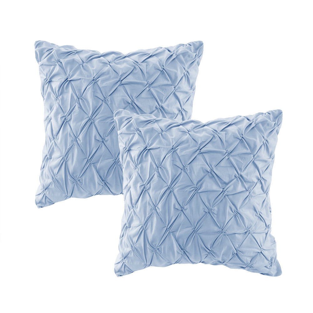 8 Piece Cotton Printed Comforter Set Blue King Media 6