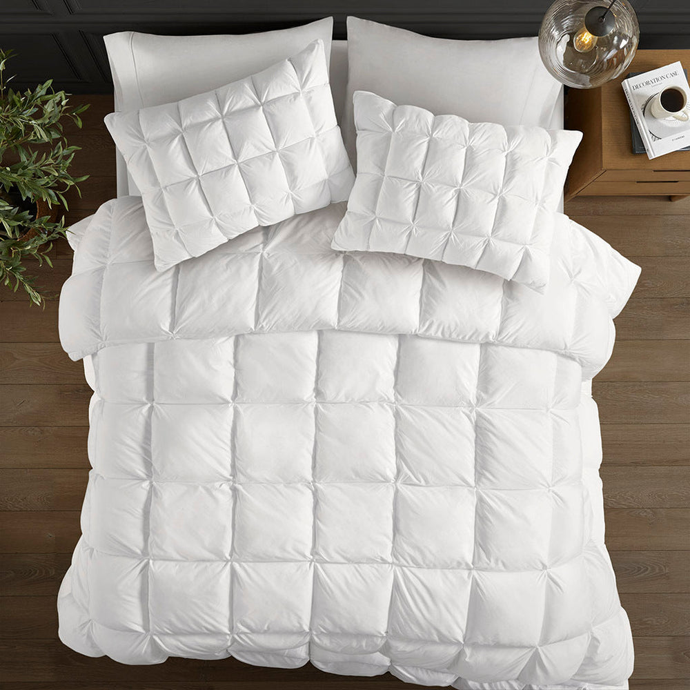Overfilled Down Alternative Comforter White King/Cal King Media 14