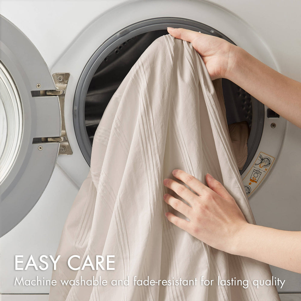 7-Piece Full Woven Striped Comforter Set Media 6