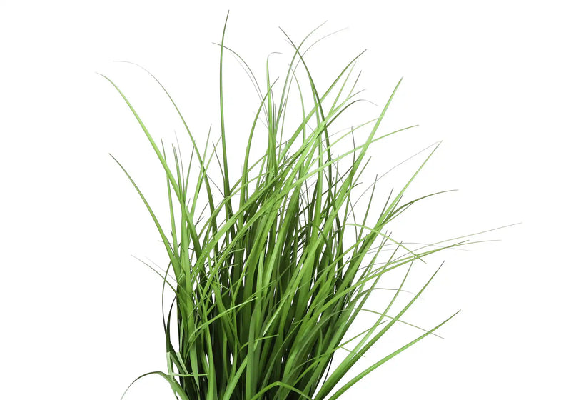 Artificial Plant, 23' Tall, Grass, Indoor, Faux, Fake, Table, Greenery, Potted, Real Touch, Decorative, Green Grass, Black Pot