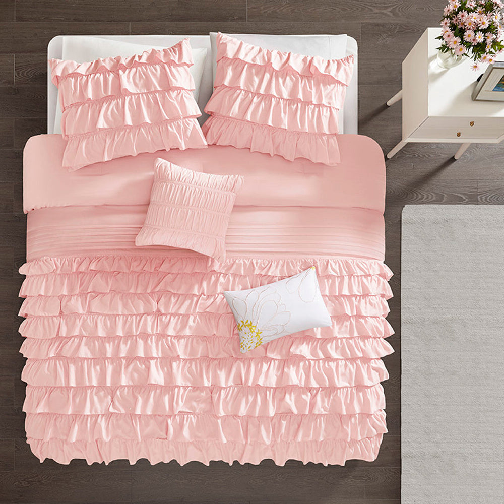 Twin/Twin XL Ruffle Comforter Set Media 9