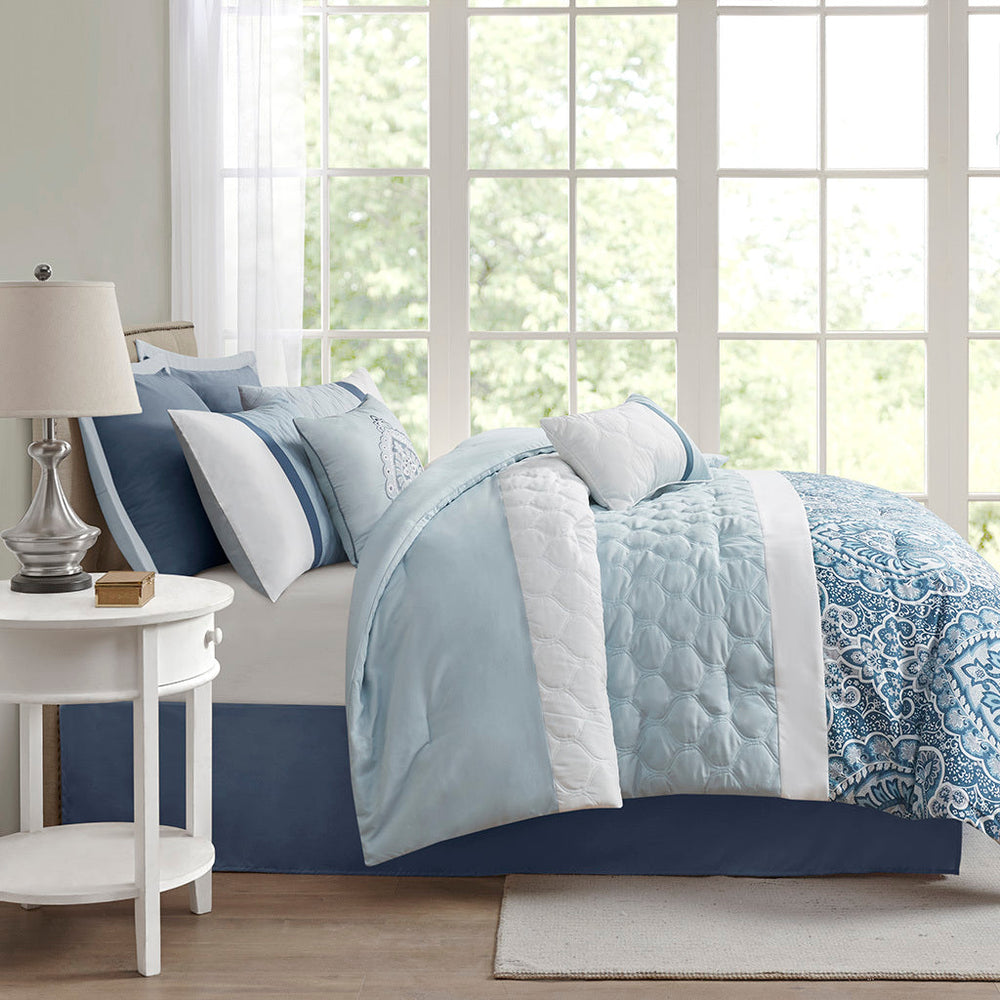 Cal King 8 Piece  Comforter Set Media 8