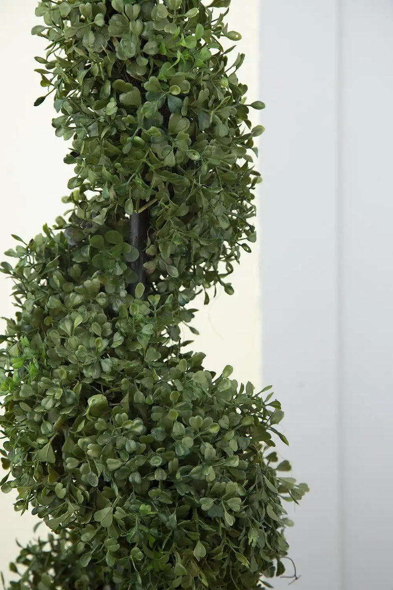 7.5x7.5x35' 3 Foot Tall Artificial Spiral Boxwood Tree