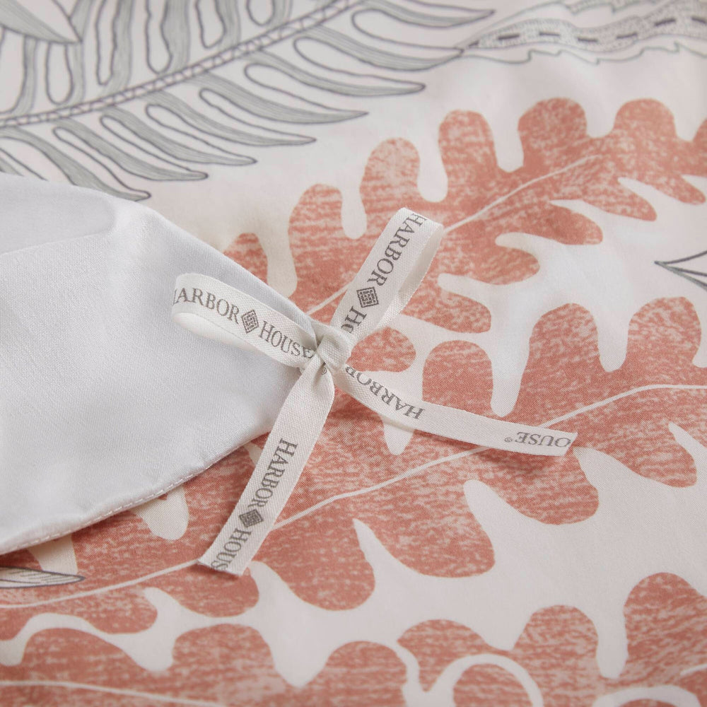 3-Piece King 100% Cotton Sateen Duvet Cover Set,Terracotta/Linen Media 12
