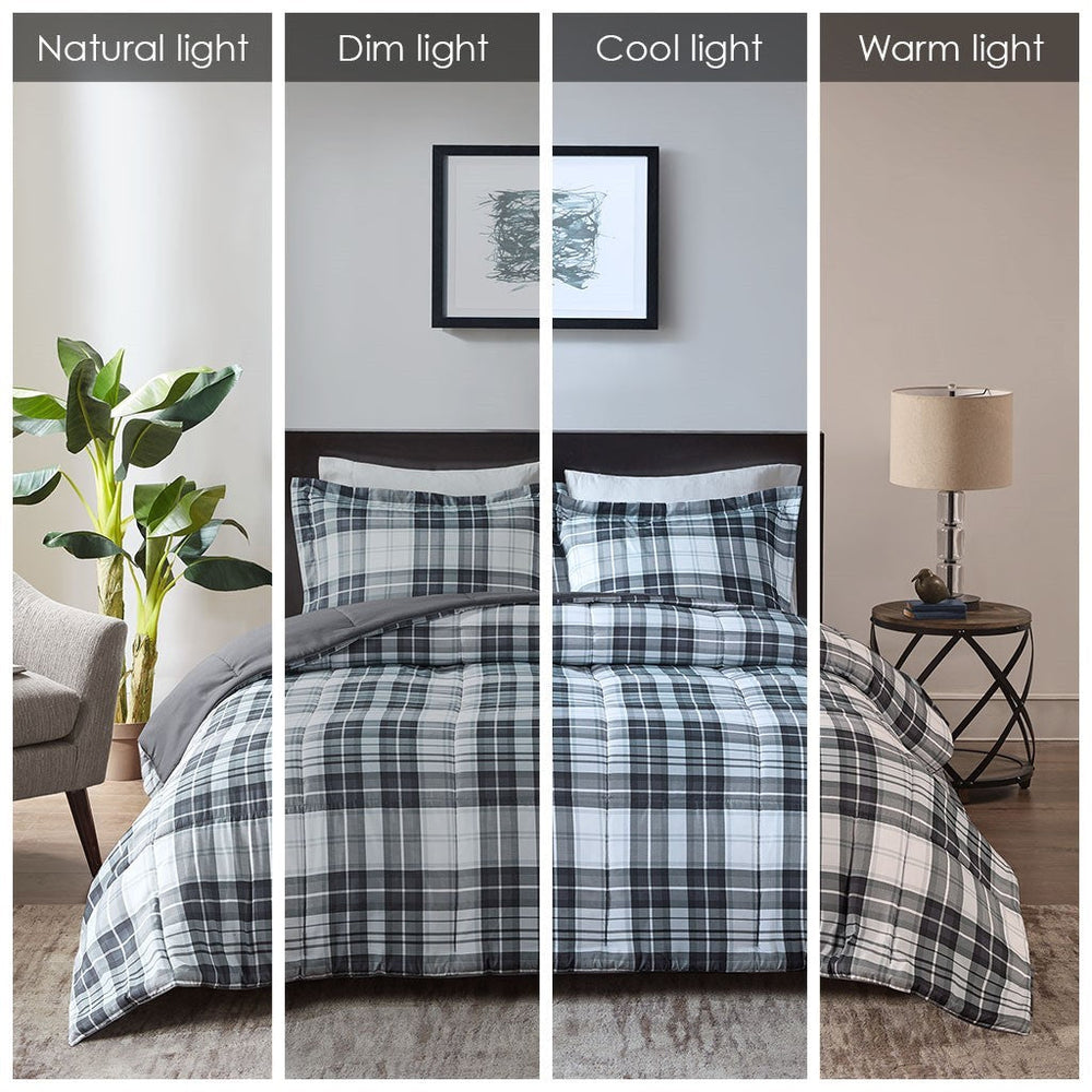 King/Cal King 3M Scotchgard Down Alternative All Season Comforter Set Media 6