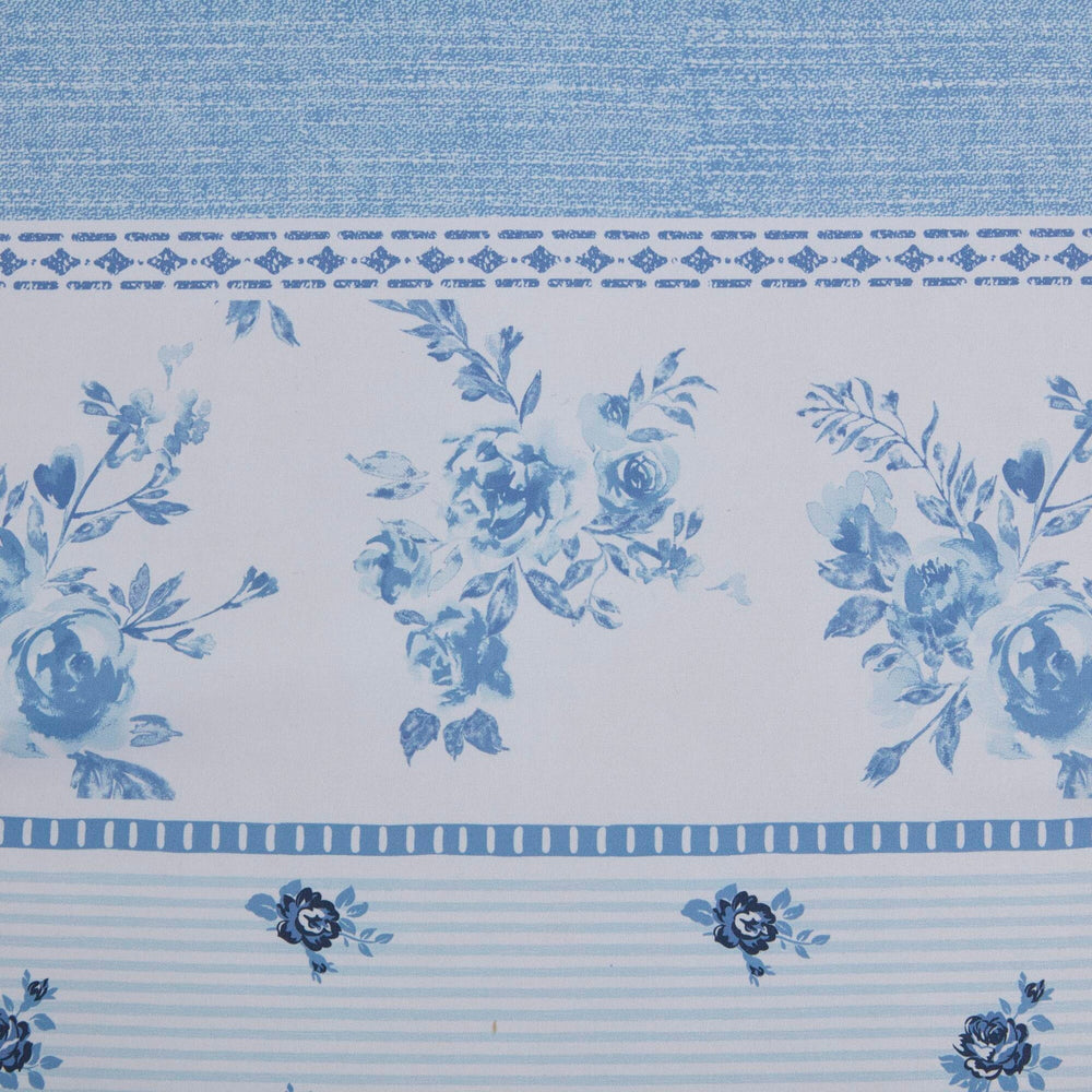 Floral Striped Duvet Cover Set Full/Queen Media 7