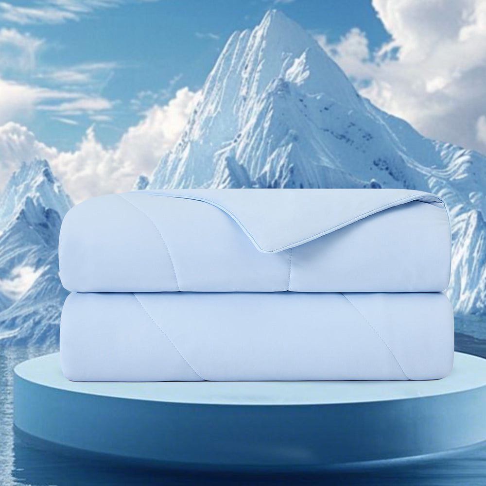 1-Piece 60x90' Cooling DA Comforter,Ice Blue