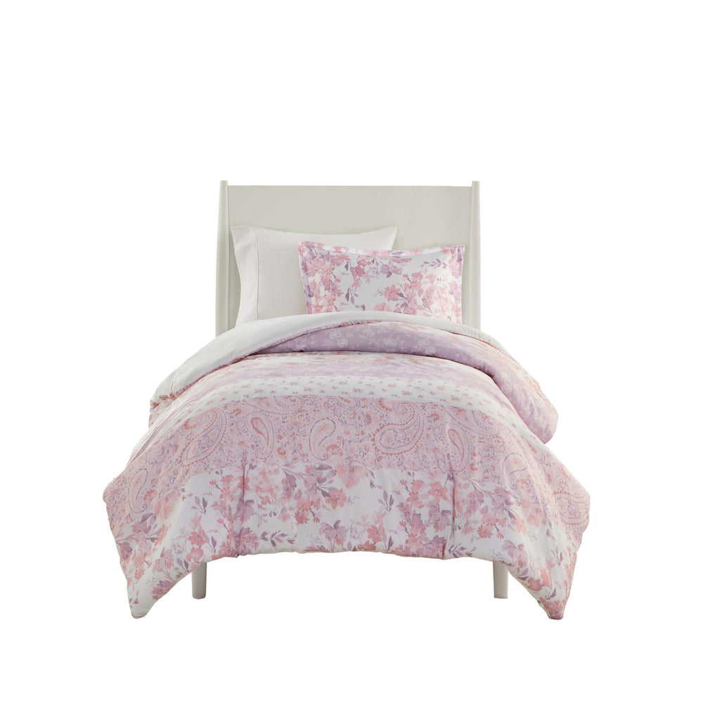 2PCS Twin/Twin XL Floral Paisley Duvet Cover Set Media 13