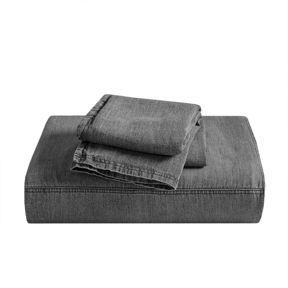 3PCS Full/Queen Twill Washed Duvet Set Media 15