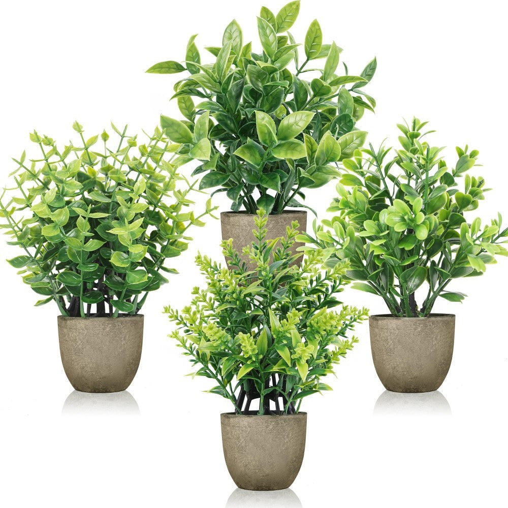 Fake Plants Greenery Set 4 Pack Media 1
