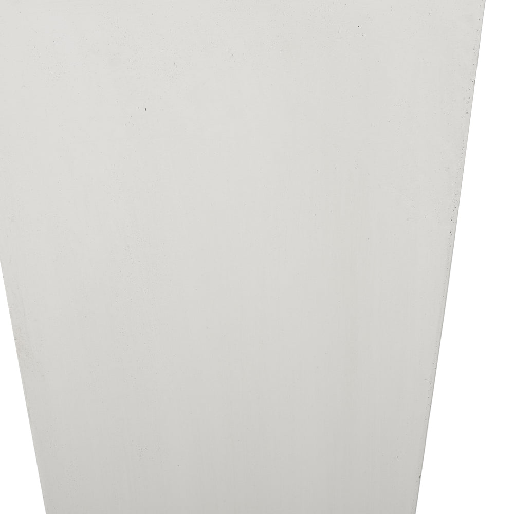 13' x 28.5' Modern Outdoor MGO Cast Stone Planter, White Media 9