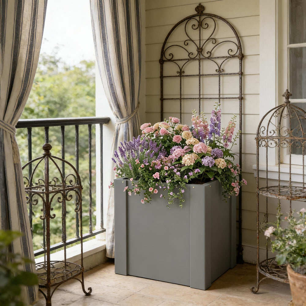 Balcony Planter Bed,Outdoor Planter Box,Elevated Garden Bed(Only Planter Box) Media 1